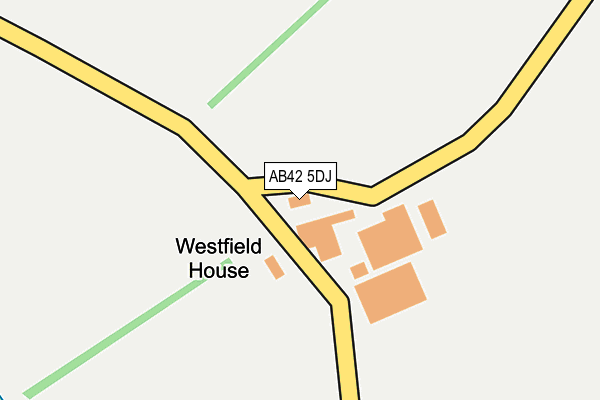 AB42 5DJ map - OS OpenMap – Local (Ordnance Survey) AB42 5DJ map - OS OpenMap – Local (Ordnance Survey)