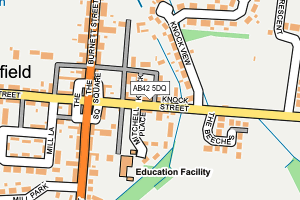 AB42 5DQ map - OS OpenMap – Local (Ordnance Survey) AB42 5DQ map - OS OpenMap – Local (Ordnance Survey)