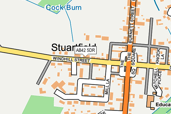 AB42 5DR map - OS OpenMap – Local (Ordnance Survey) AB42 5DR map - OS OpenMap – Local (Ordnance Survey)