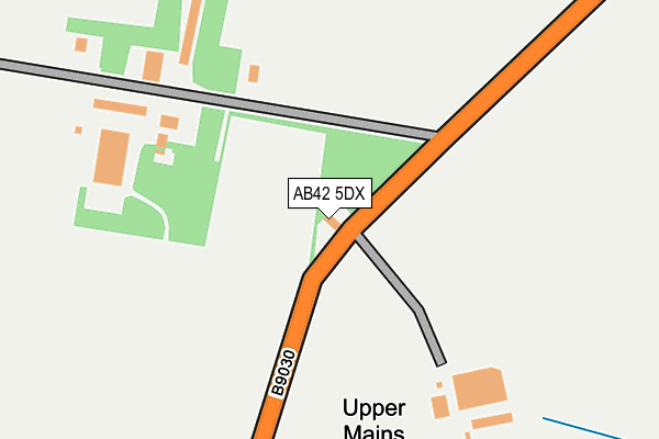 AB42 5DX map - OS OpenMap – Local (Ordnance Survey) AB42 5DX map - OS OpenMap – Local (Ordnance Survey)
