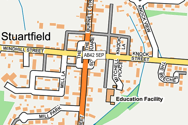 AB42 5EP map - OS OpenMap – Local (Ordnance Survey) AB42 5EP map - OS OpenMap – Local (Ordnance Survey)