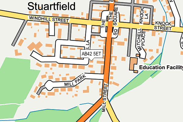 AB42 5ET map - OS OpenMap – Local (Ordnance Survey) AB42 5ET map - OS OpenMap – Local (Ordnance Survey)