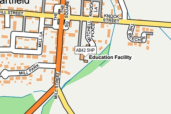 AB42 5HP map - OS OpenMap – Local (Ordnance Survey) AB42 5HP map - OS OpenMap – Local (Ordnance Survey)
