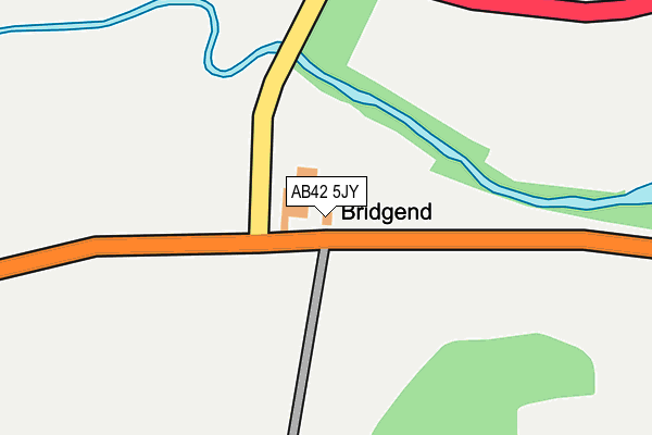 AB42 5JY map - OS OpenMap – Local (Ordnance Survey) AB42 5JY map - OS OpenMap – Local (Ordnance Survey)