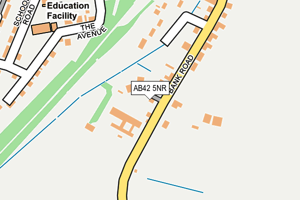 AB42 5NR map - OS OpenMap – Local (Ordnance Survey) AB42 5NR map - OS OpenMap – Local (Ordnance Survey)