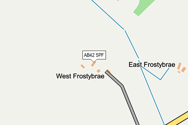 AB42 5PF map - OS OpenMap – Local (Ordnance Survey) AB42 5PF map - OS OpenMap – Local (Ordnance Survey)