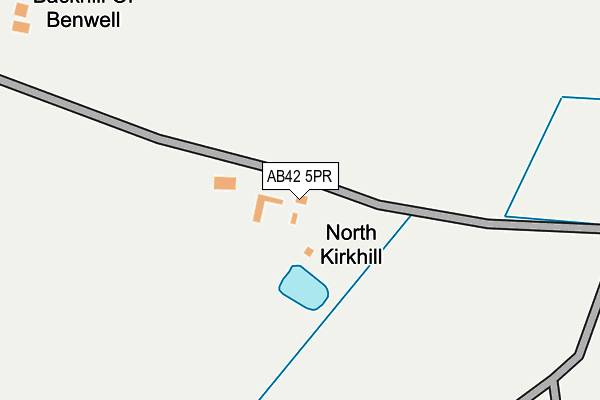AB42 5PR map - OS OpenMap – Local (Ordnance Survey) AB42 5PR map - OS OpenMap – Local (Ordnance Survey)