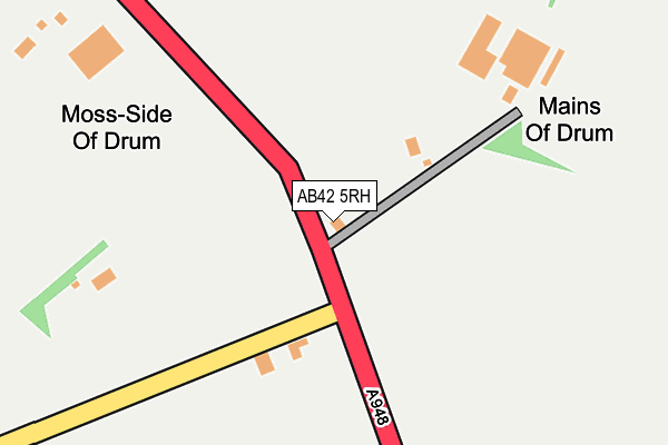 AB42 5RH map - OS OpenMap – Local (Ordnance Survey) AB42 5RH map - OS OpenMap – Local (Ordnance Survey)