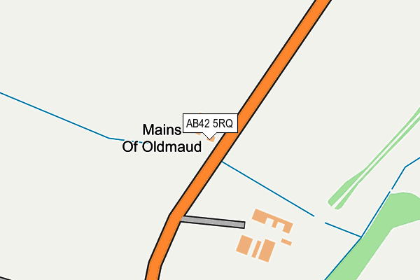 AB42 5RQ map - OS OpenMap – Local (Ordnance Survey) AB42 5RQ map - OS OpenMap – Local (Ordnance Survey)