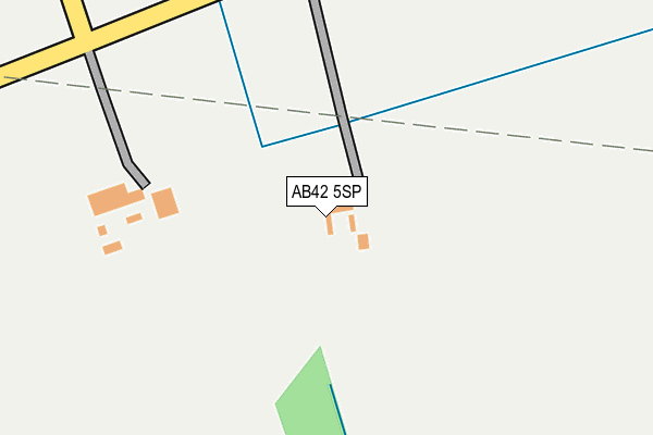 AB42 5SP map - OS OpenMap – Local (Ordnance Survey) AB42 5SP map - OS OpenMap – Local (Ordnance Survey)