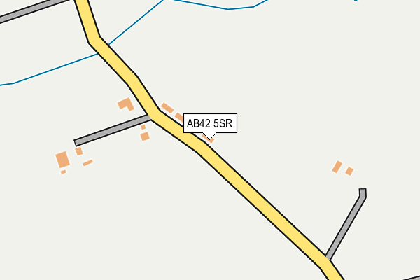 AB42 5SR map - OS OpenMap – Local (Ordnance Survey) AB42 5SR map - OS OpenMap – Local (Ordnance Survey)