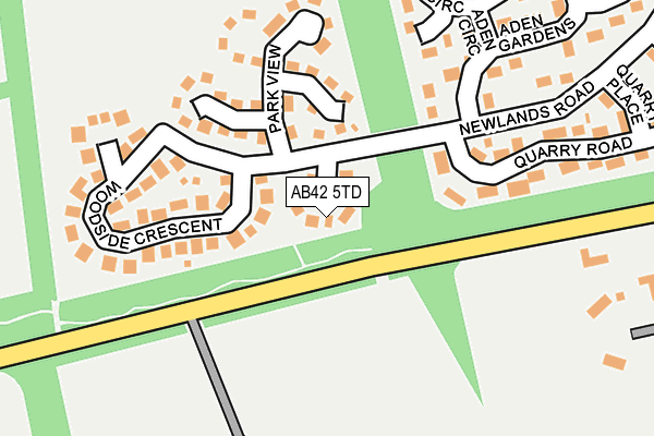 AB42 5TD map - OS OpenMap – Local (Ordnance Survey) AB42 5TD map - OS OpenMap – Local (Ordnance Survey)