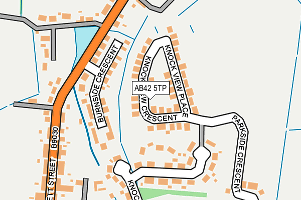 AB42 5TP map - OS OpenMap – Local (Ordnance Survey) AB42 5TP map - OS OpenMap – Local (Ordnance Survey)