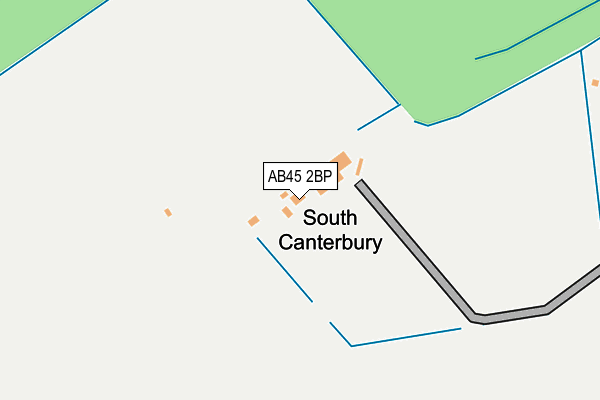 AB45 2BP map - OS OpenMap – Local (Ordnance Survey) AB45 2BP map - OS OpenMap – Local (Ordnance Survey)