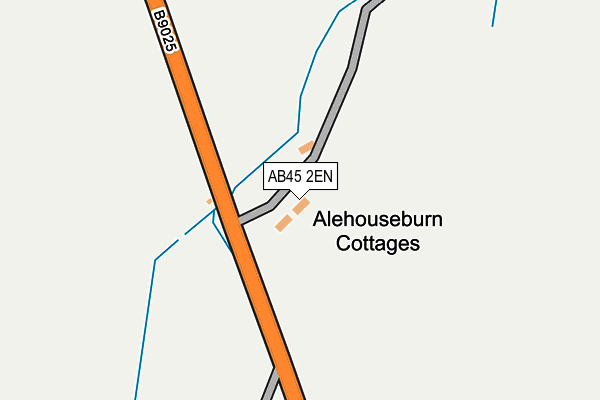 AB45 2EN map - OS OpenMap – Local (Ordnance Survey) AB45 2EN map - OS OpenMap – Local (Ordnance Survey)