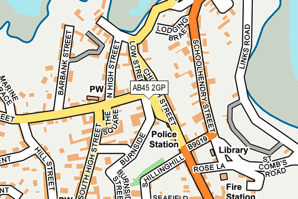 AB45 2GP map - OS OpenMap – Local (Ordnance Survey) AB45 2GP map - OS OpenMap – Local (Ordnance Survey)