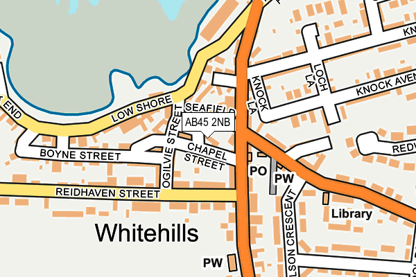 AB45 2NB map - OS OpenMap – Local (Ordnance Survey) AB45 2NB map - OS OpenMap – Local (Ordnance Survey)