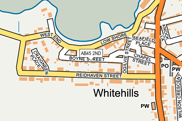 AB45 2ND map - OS OpenMap – Local (Ordnance Survey) AB45 2ND map - OS OpenMap – Local (Ordnance Survey)