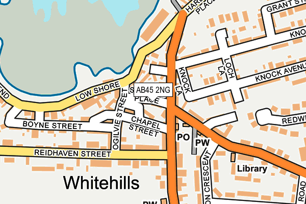 AB45 2NG map - OS OpenMap – Local (Ordnance Survey) AB45 2NG map - OS OpenMap – Local (Ordnance Survey)