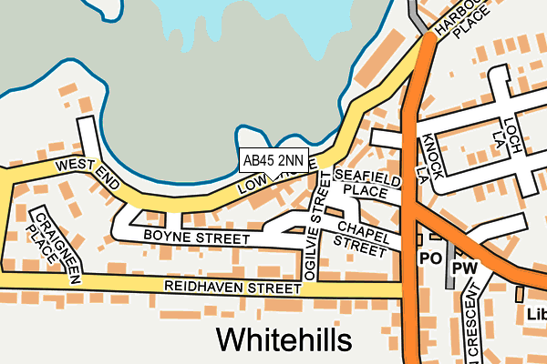 AB45 2NN map - OS OpenMap – Local (Ordnance Survey) AB45 2NN map - OS OpenMap – Local (Ordnance Survey)