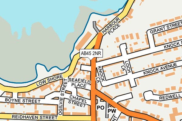 AB45 2NR map - OS OpenMap – Local (Ordnance Survey) AB45 2NR map - OS OpenMap – Local (Ordnance Survey)