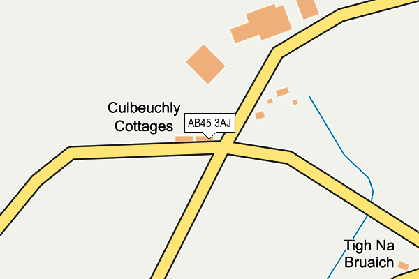 AB45 3AJ map - OS OpenMap – Local (Ordnance Survey) AB45 3AJ map - OS OpenMap – Local (Ordnance Survey)