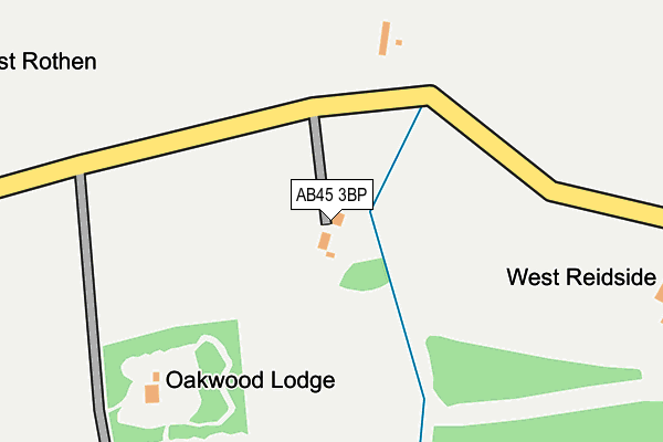 AB45 3BP map - OS OpenMap – Local (Ordnance Survey) AB45 3BP map - OS OpenMap – Local (Ordnance Survey)