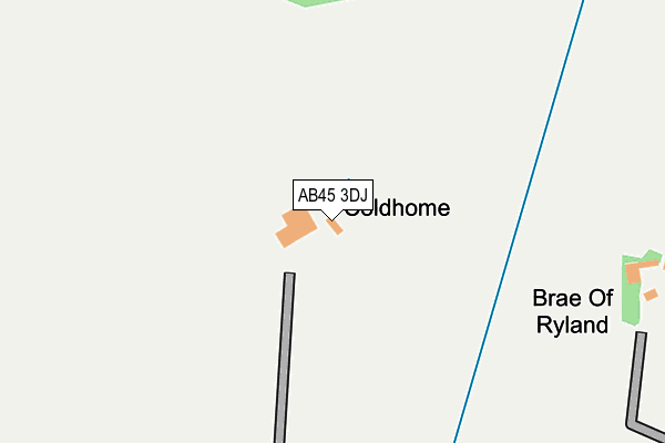 AB45 3DJ map - OS OpenMap – Local (Ordnance Survey) AB45 3DJ map - OS OpenMap – Local (Ordnance Survey)