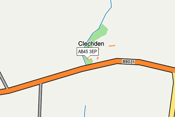 AB45 3EP map - OS OpenMap – Local (Ordnance Survey) AB45 3EP map - OS OpenMap – Local (Ordnance Survey)