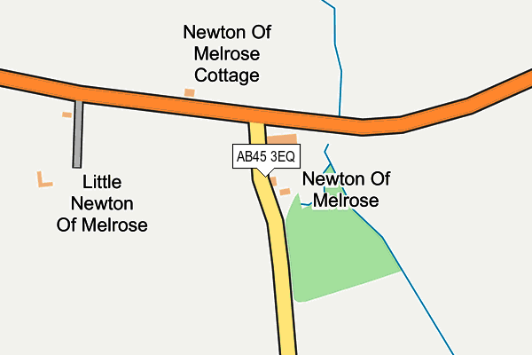 AB45 3EQ map - OS OpenMap – Local (Ordnance Survey) AB45 3EQ map - OS OpenMap – Local (Ordnance Survey)