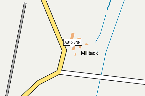 AB45 3NN map - OS OpenMap – Local (Ordnance Survey) AB45 3NN map - OS OpenMap – Local (Ordnance Survey)