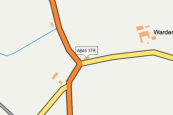 AB45 3TR map - OS OpenMap – Local (Ordnance Survey) AB45 3TR map - OS OpenMap – Local (Ordnance Survey)