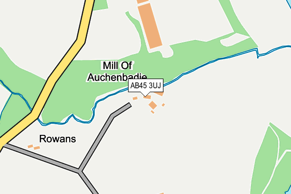 AB45 3UJ map - OS OpenMap – Local (Ordnance Survey) AB45 3UJ map - OS OpenMap – Local (Ordnance Survey)