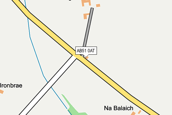AB51 0AT map - OS OpenMap – Local (Ordnance Survey) AB51 0AT map - OS OpenMap – Local (Ordnance Survey)