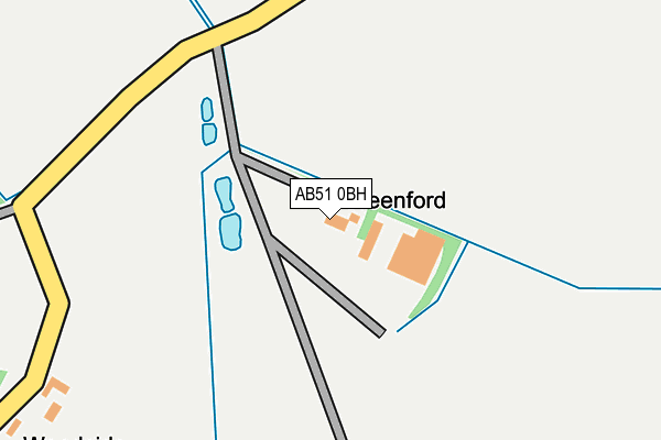 AB51 0BH map - OS OpenMap – Local (Ordnance Survey) AB51 0BH map - OS OpenMap – Local (Ordnance Survey)