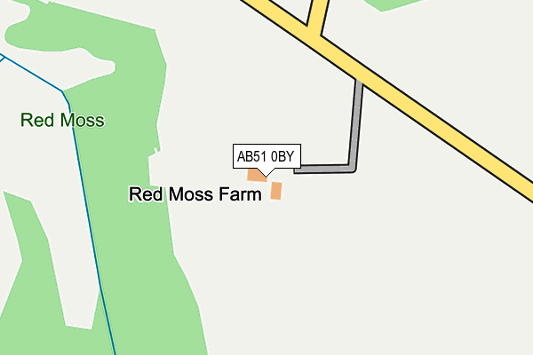 AB51 0BY map - OS OpenMap – Local (Ordnance Survey) AB51 0BY map - OS OpenMap – Local (Ordnance Survey)