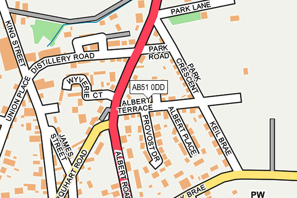 AB51 0DD map - OS OpenMap – Local (Ordnance Survey) AB51 0DD map - OS OpenMap – Local (Ordnance Survey)