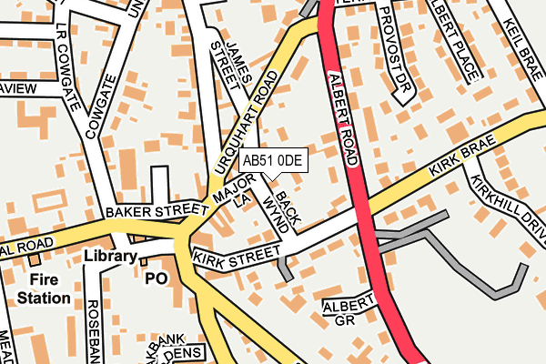 AB51 0DE map - OS OpenMap – Local (Ordnance Survey) AB51 0DE map - OS OpenMap – Local (Ordnance Survey)