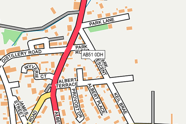 AB51 0DH map - OS OpenMap – Local (Ordnance Survey) AB51 0DH map - OS OpenMap – Local (Ordnance Survey)