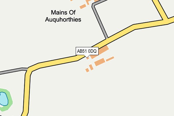 AB51 0DQ map - OS OpenMap – Local (Ordnance Survey) AB51 0DQ map - OS OpenMap – Local (Ordnance Survey)