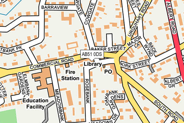 AB51 0DS map - OS OpenMap – Local (Ordnance Survey) AB51 0DS map - OS OpenMap – Local (Ordnance Survey)