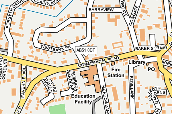 AB51 0DT map - OS OpenMap – Local (Ordnance Survey) AB51 0DT map - OS OpenMap – Local (Ordnance Survey)