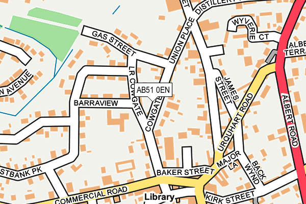 AB51 0EN map - OS OpenMap – Local (Ordnance Survey) AB51 0EN map - OS OpenMap – Local (Ordnance Survey)