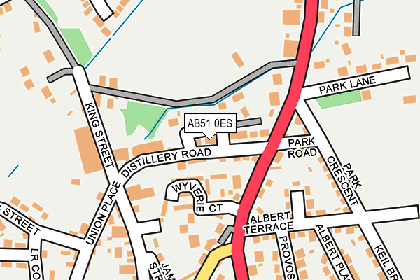 AB51 0ES map - OS OpenMap – Local (Ordnance Survey) AB51 0ES map - OS OpenMap – Local (Ordnance Survey)