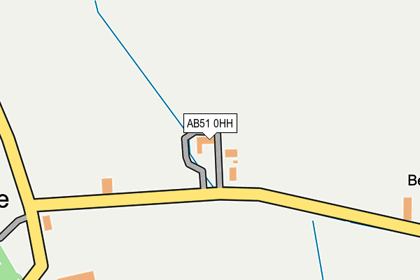 AB51 0HH map - OS OpenMap – Local (Ordnance Survey) AB51 0HH map - OS OpenMap – Local (Ordnance Survey)