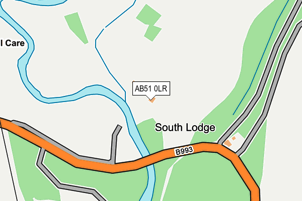 AB51 0LR map - OS OpenMap – Local (Ordnance Survey) AB51 0LR map - OS OpenMap – Local (Ordnance Survey)
