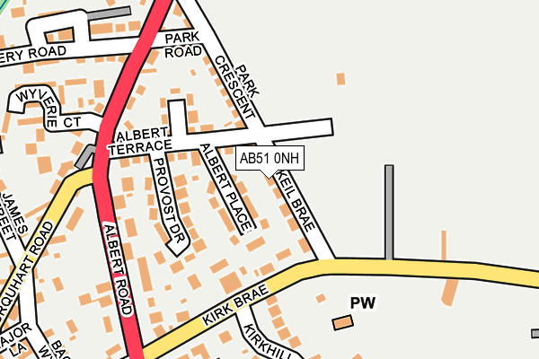 AB51 0NH map - OS OpenMap – Local (Ordnance Survey) AB51 0NH map - OS OpenMap – Local (Ordnance Survey)