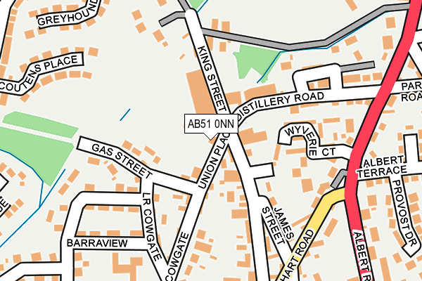 AB51 0NN map - OS OpenMap – Local (Ordnance Survey) AB51 0NN map - OS OpenMap – Local (Ordnance Survey)