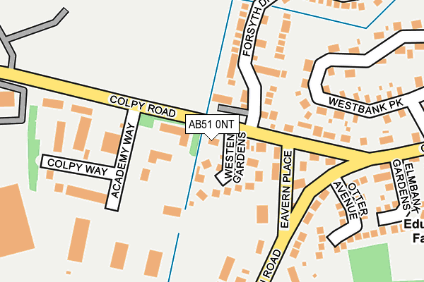 AB51 0NT map - OS OpenMap – Local (Ordnance Survey) AB51 0NT map - OS OpenMap – Local (Ordnance Survey)