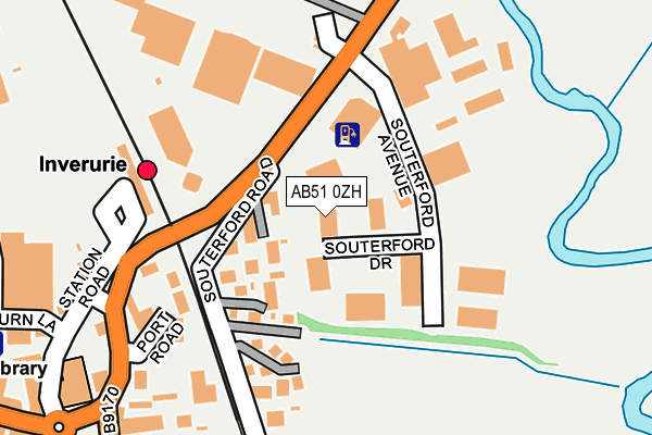 AB51 0ZH map - OS OpenMap – Local (Ordnance Survey) AB51 0ZH map - OS OpenMap – Local (Ordnance Survey)